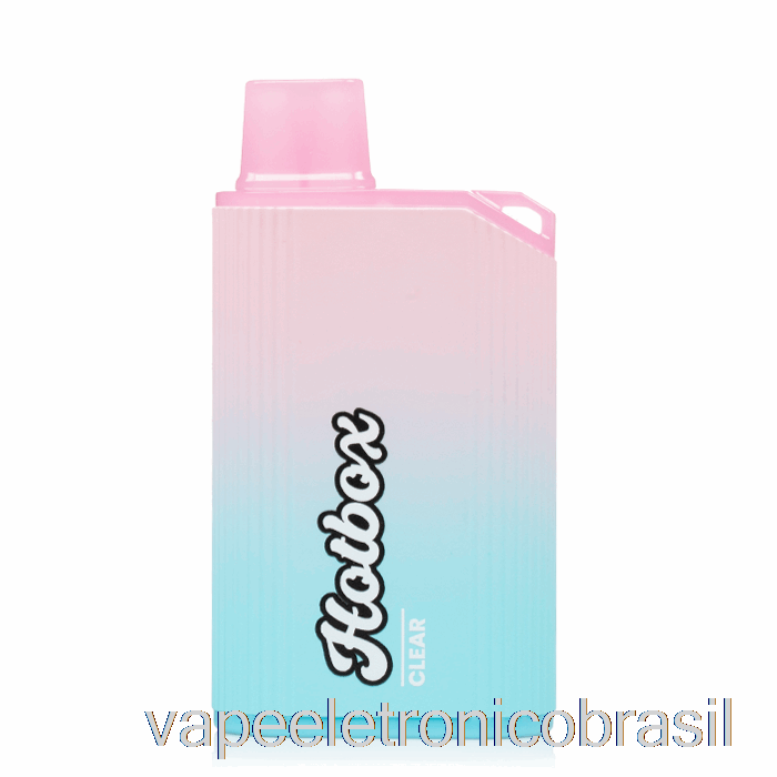 Vape Eletrônico Puff Marcas Hotbox 7500 Descartável Transparente